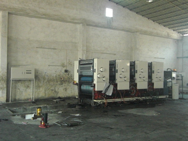 110、六色印刷机组装