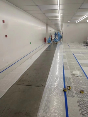 无尘室地面保护前置作业