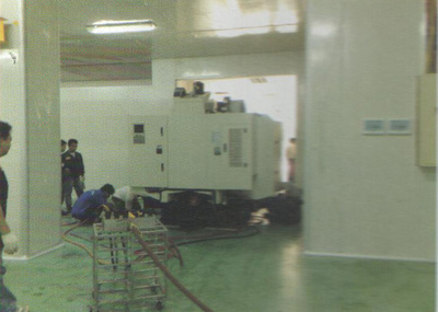 加工中心用气垫推进车间