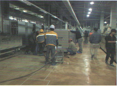 清洗机气垫定位